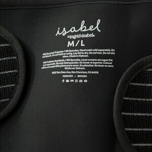 Isabel by Ingrid & Isabel M/L Black Nursing Tank
